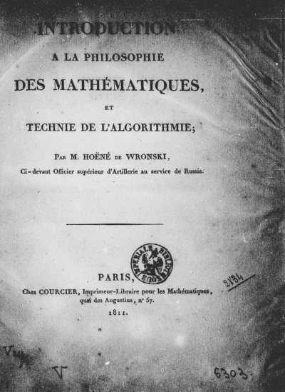 Introduction à la philosophie des -...-Hoëné-Wro ski Józef bpt6k6225961k.jpeg